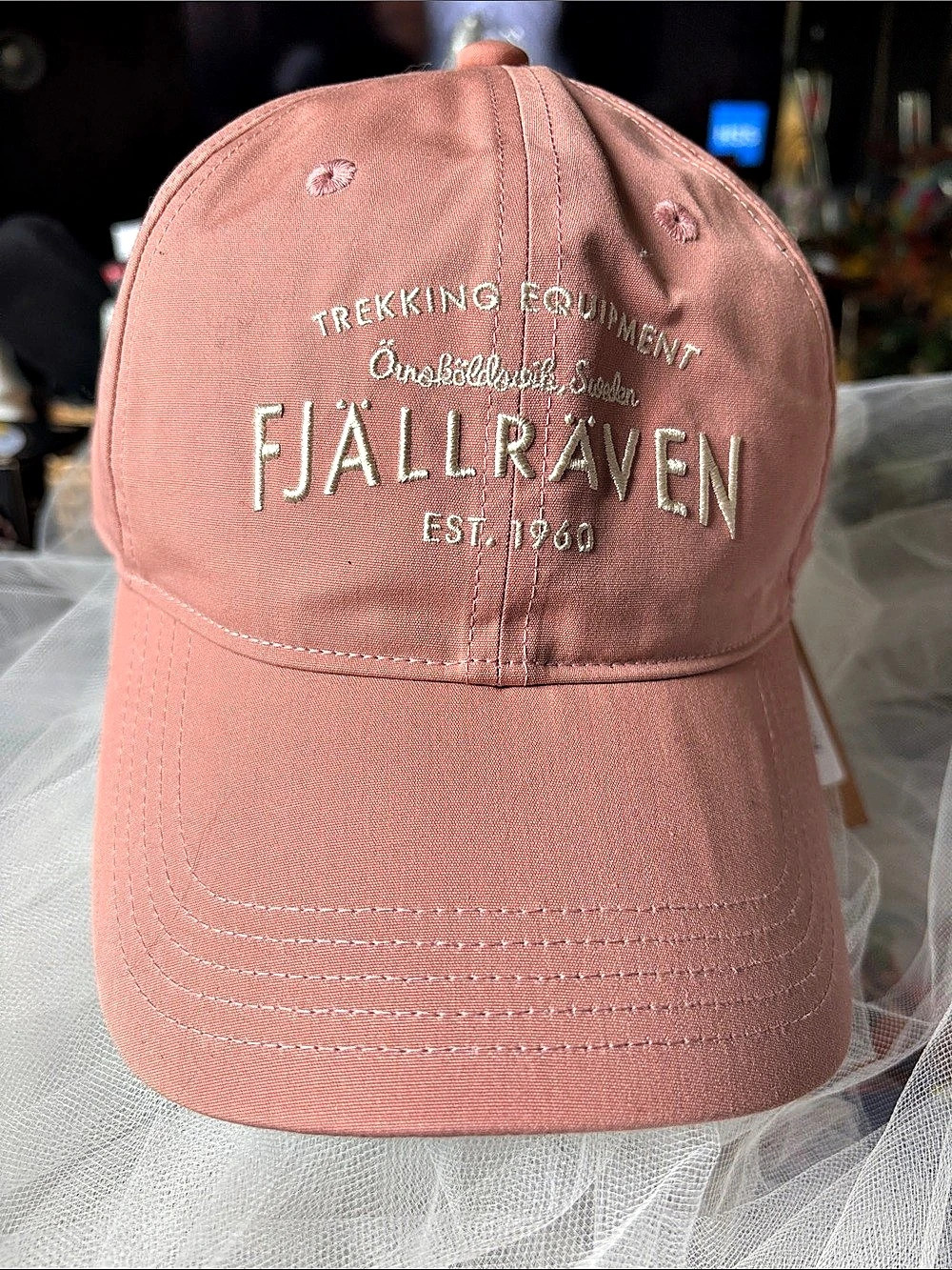 Fjallraven 1960 Logo Cap Pink Logo Cap NWT
